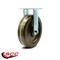 Service Caster 8 Inch High Temp Phenolic Wheel Rigid Caster with Roller Bearing SCC-30R820-PHRHT - alternate 4